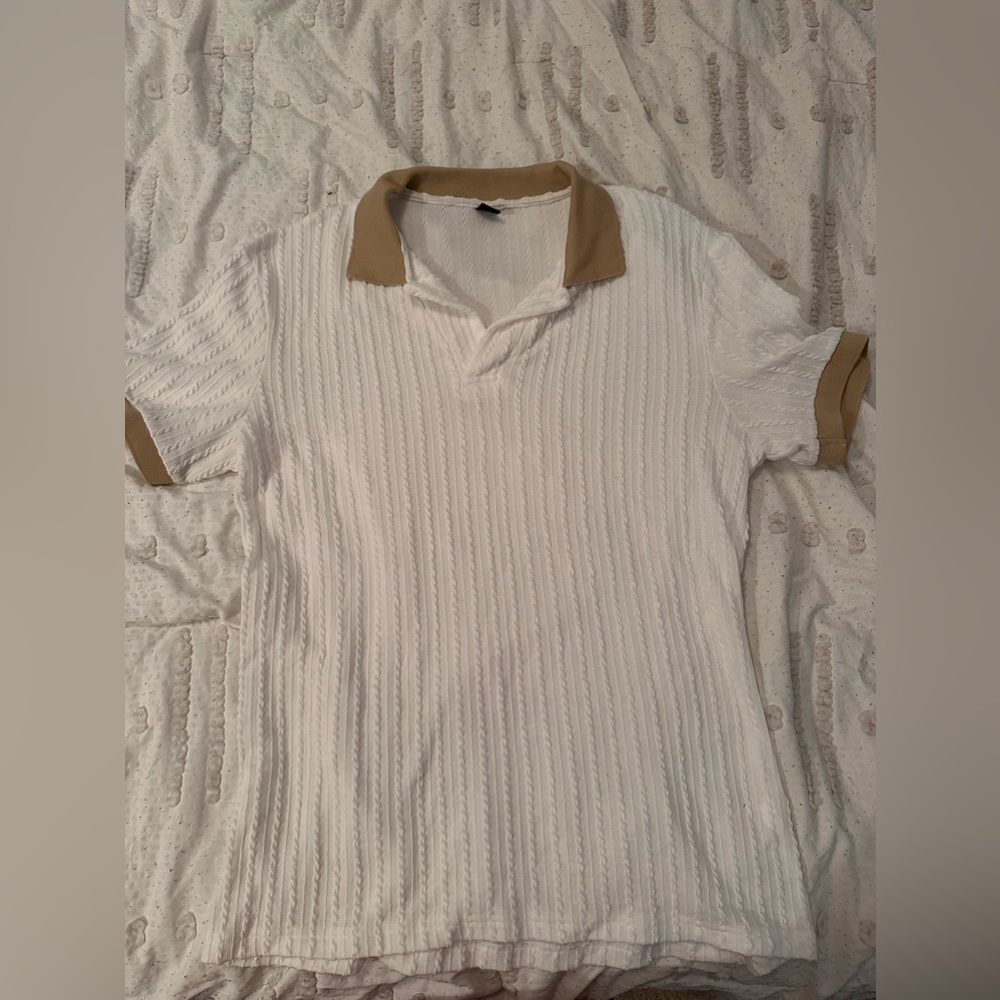 White Collared Shirt